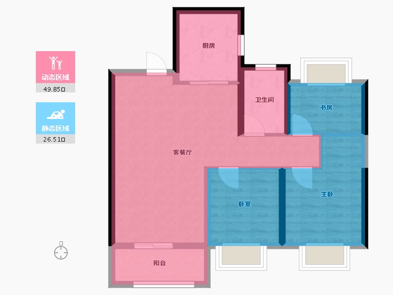 湖南省-岳阳市-金茂洞庭生态创新城-78.00-户型库-动静分区