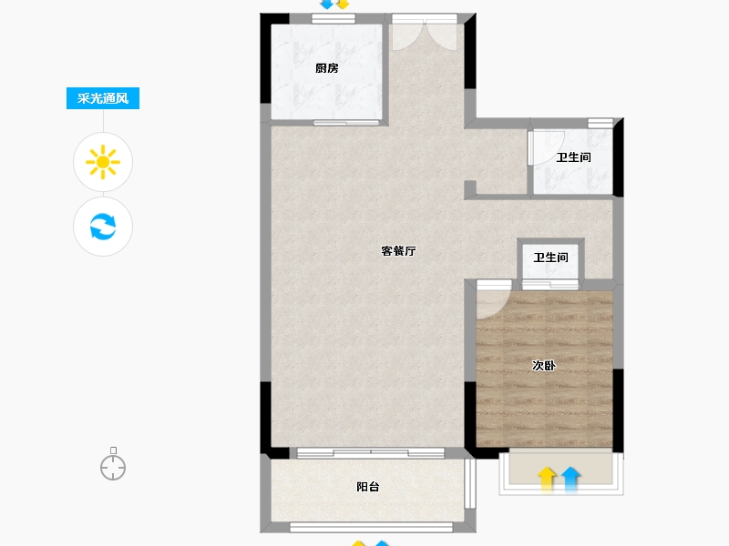 广东省-阳江市-奥园万山天玺-195.80-户型库-采光通风