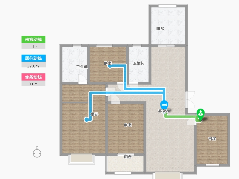 河南省-许昌市-恒实御湖城-165.00-户型库-动静线