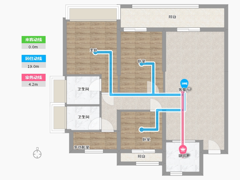 浙江省-温州市-怡和嘉苑-109.77-户型库-动静线