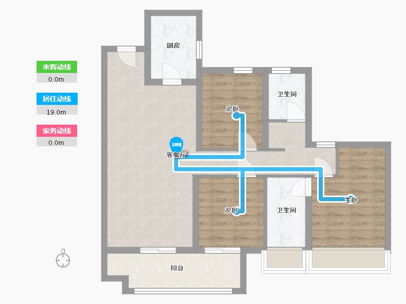 广西壮族自治区-玉林市-玉林碧桂园-110.00-户型库-动静线