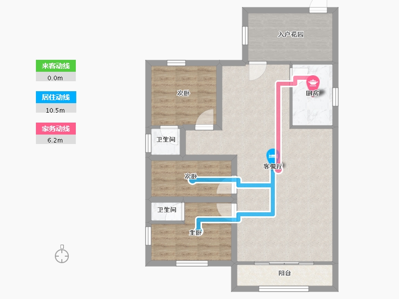 广东省-深圳市-万科清林径三期(千林山居)-76.10-户型库-动静线