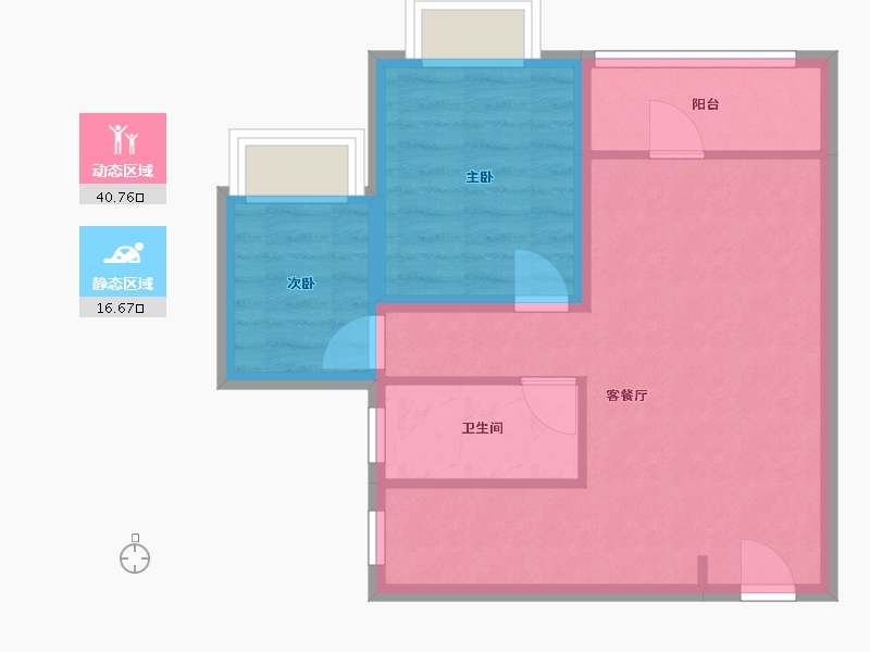 广东省-深圳市-武警新花园-50.85-户型库-动静分区