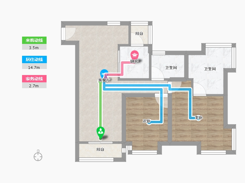 广东省-深圳市-松泉阁-57.72-户型库-动静线