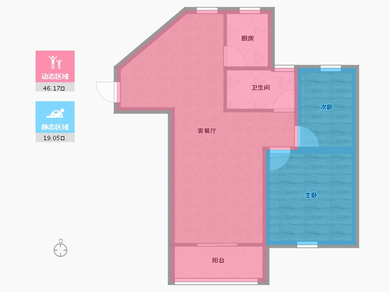 广东省-深圳市-香荔新村-58.11-户型库-动静分区