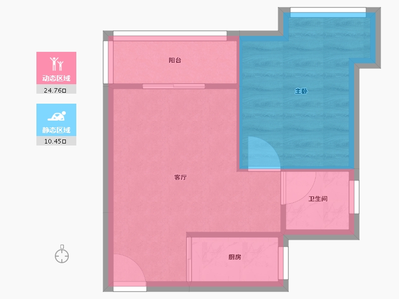 广东省-深圳市-竹子林东区公寓-31.24-户型库-动静分区