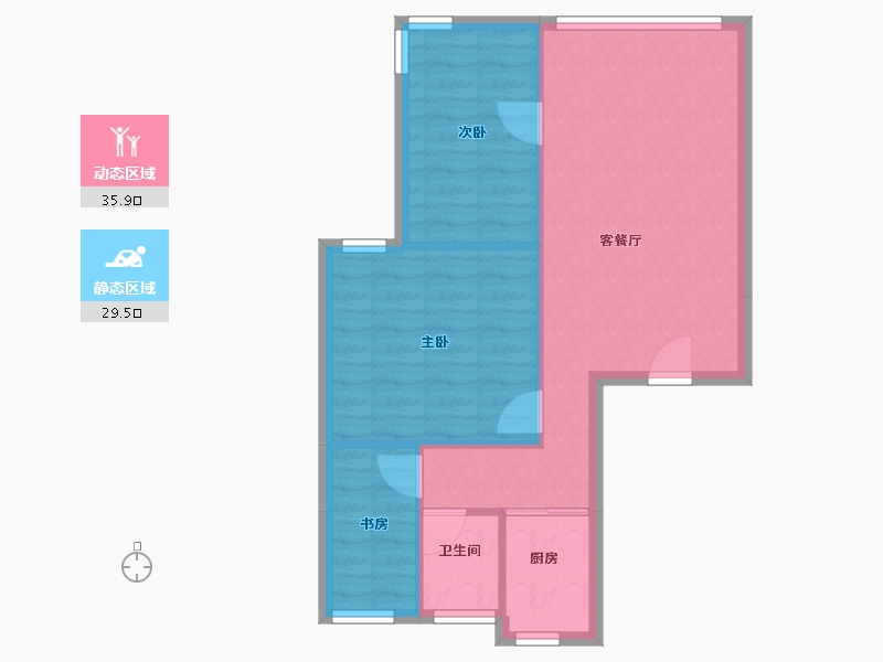 广东省-深圳市-新秀村北区-59.17-户型库-动静分区