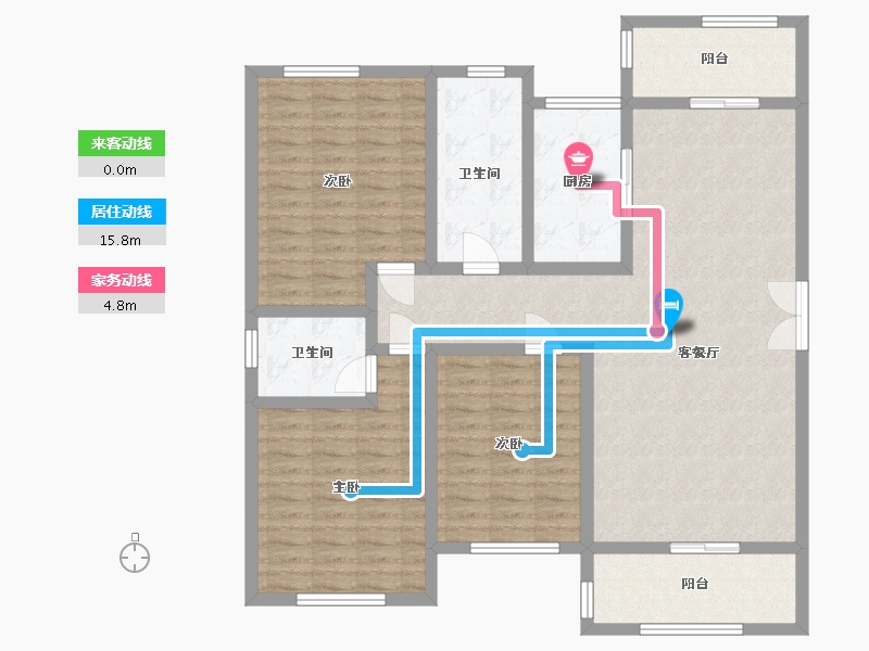 河南省-洛阳市-建业森林半岛-120.00-户型库-动静线