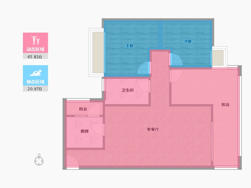 广东省-深圳市-碧海园-78.01-户型库-动静分区