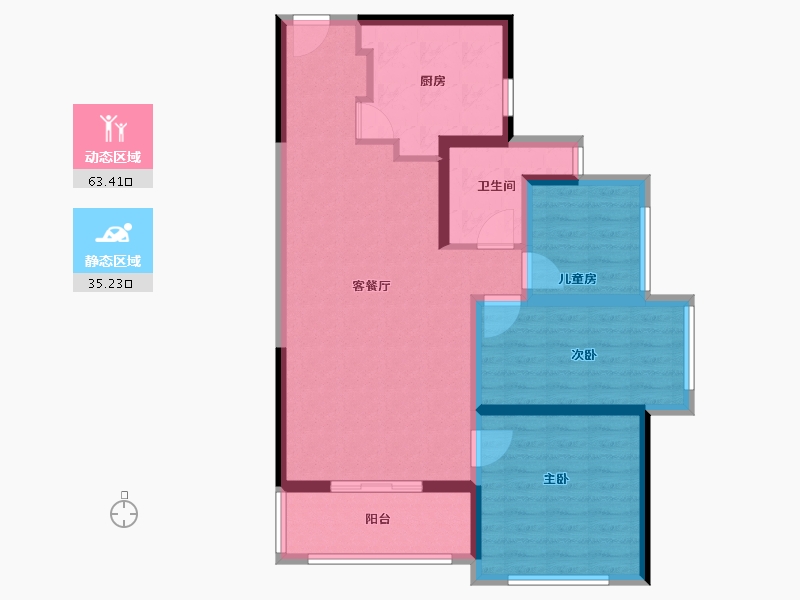 广东省-深圳市-雅庭居-88.00-户型库-动静分区