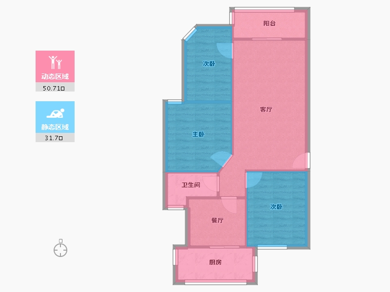 广东省-深圳市-新秀村北区-74.88-户型库-动静分区