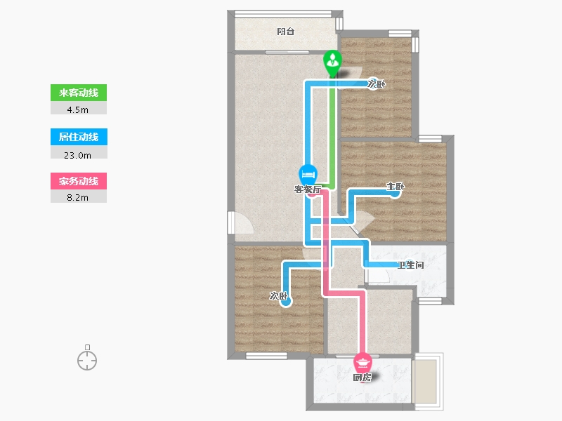 广东省-深圳市-新秀村北区-78.50-户型库-动静线