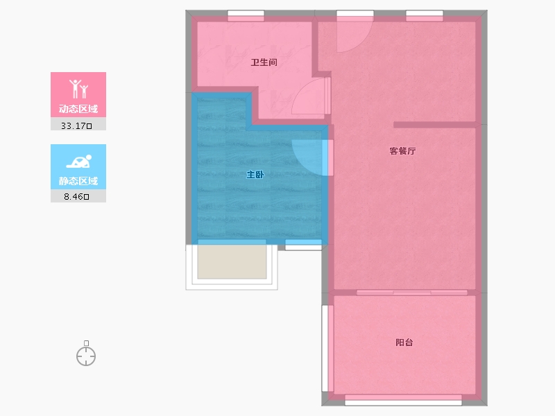 广东省-深圳市-万科清林径三期(千林山居)-36.70-户型库-动静分区