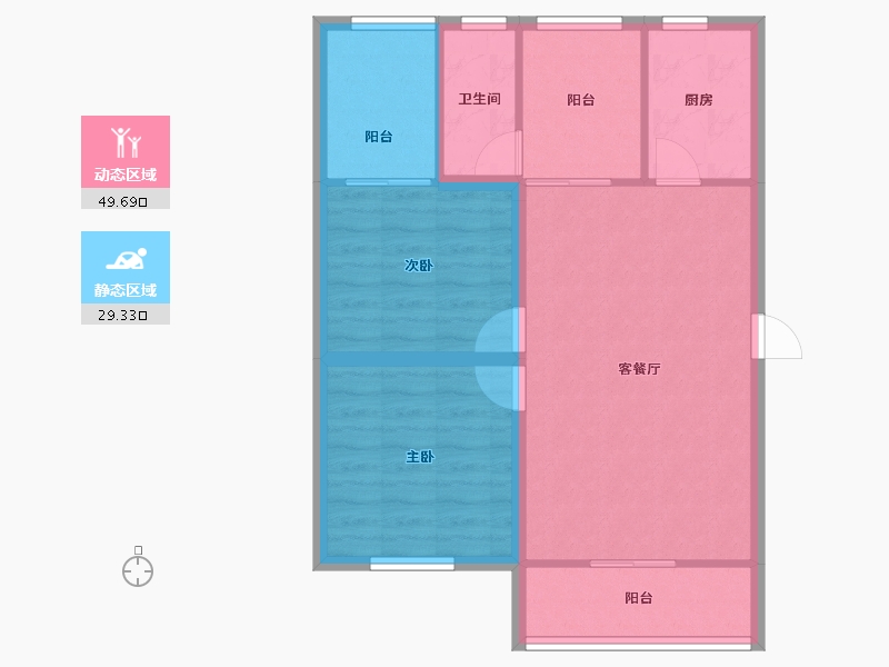 海南省-海口市-可乐园-71.12-户型库-动静分区