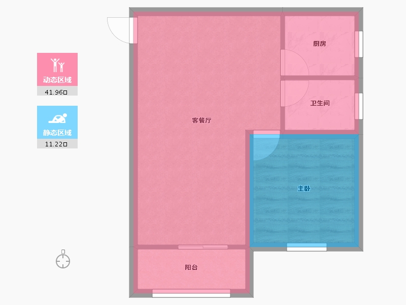 海南省-海口市-可乐园-47.71-户型库-动静分区