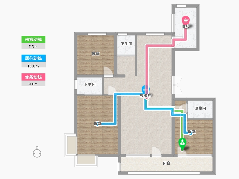 河北省-保定市-中山瑞府-111.00-户型库-动静线