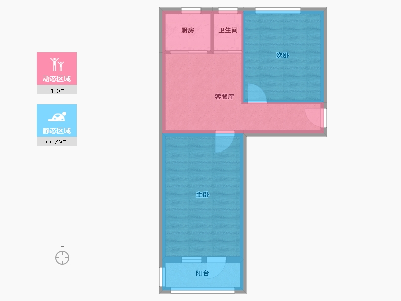 北京-北京市-杨庄中区-50.00-户型库-动静分区