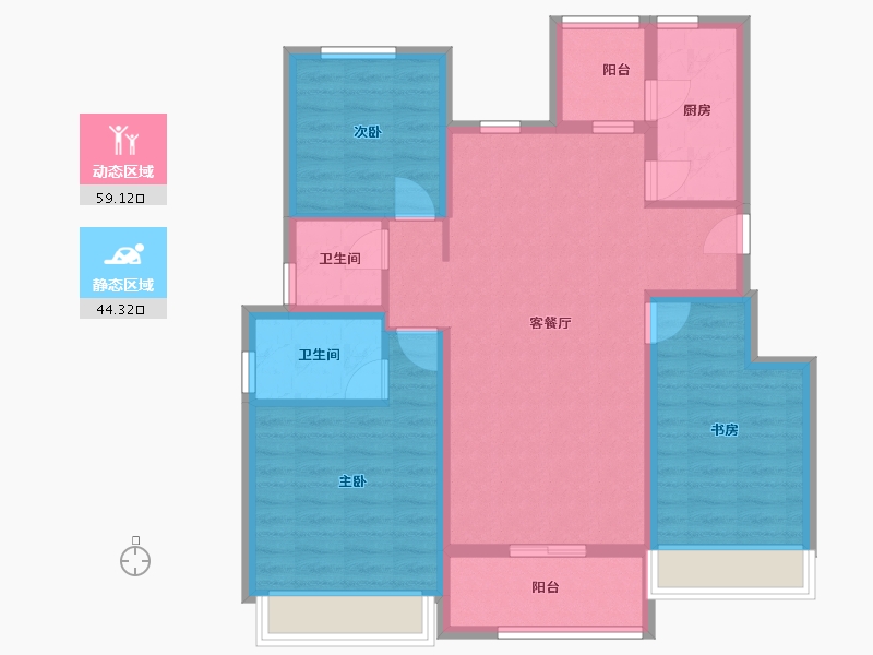 四川省-成都市-洺悦-97.12-户型库-动静分区