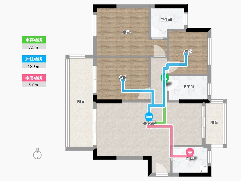 广东省-韶关市-江玥名门-83.29-户型库-动静线