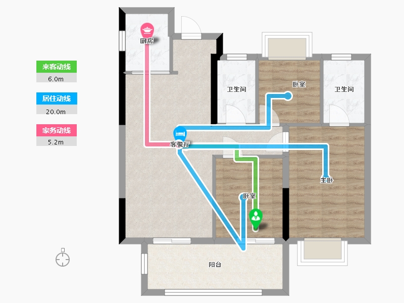 江西省-南昌市-联发悦禧府-77.57-户型库-动静线