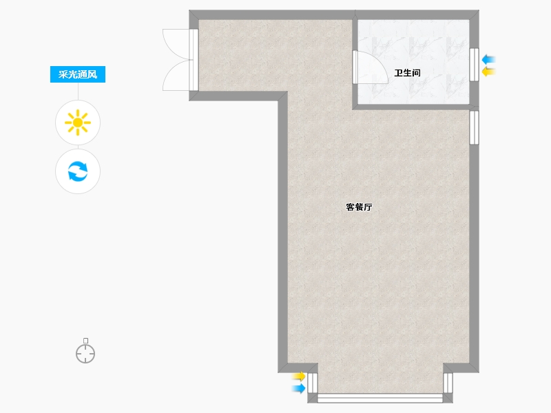 江苏省-无锡市-无锡融创文旅城-50.00-户型库-采光通风