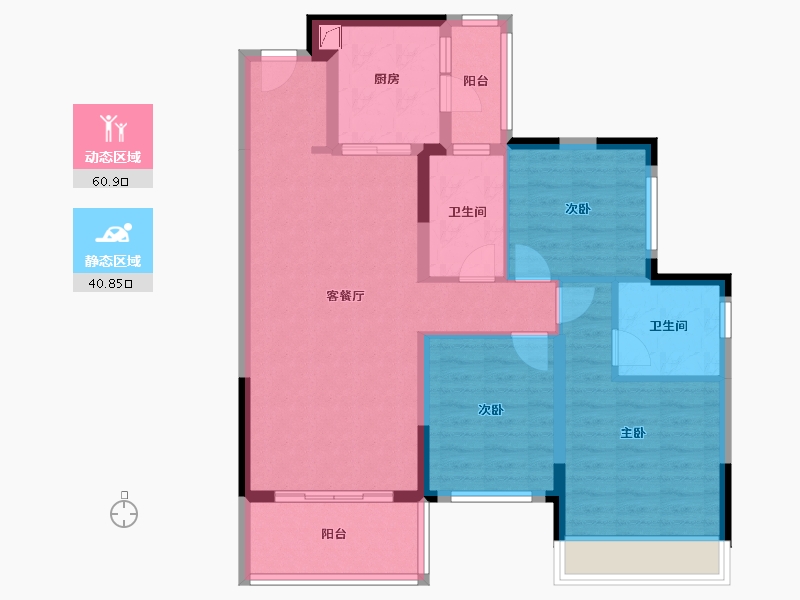 四川省-成都市-华润置地未来之城-96.00-户型库-动静分区