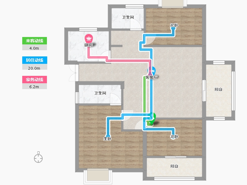 湖北省-黄冈市-鑫龙欣海中央公馆-98.00-户型库-动静线