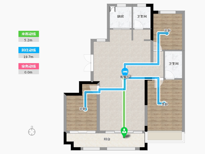 山东省-潍坊市-风华尚品-100.00-户型库-动静线