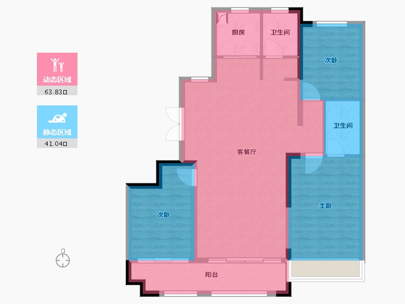 山东省-潍坊市-风华尚品-100.00-户型库-动静分区