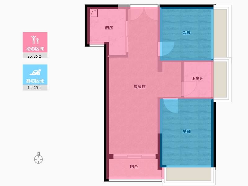 广东省-深圳市-安居鸣鹿苑-49.84-户型库-动静分区