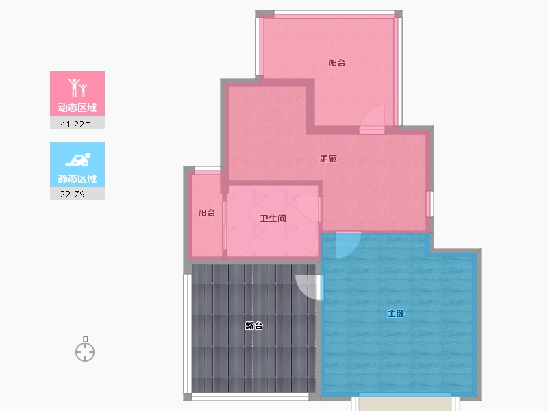 上海-上海市-佘山望-72.01-户型库-动静分区