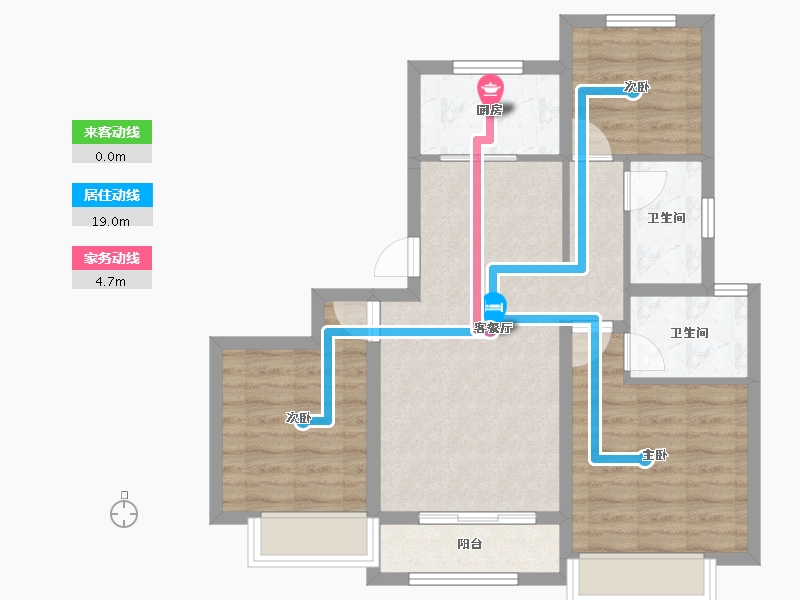 河北省-保定市-云海世家-71.74-户型库-动静线