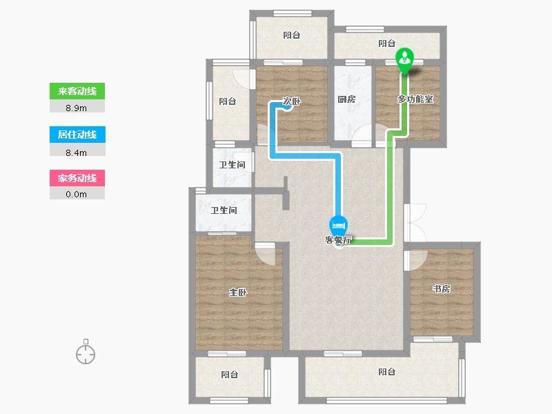 山东省-济南市-昌建·君悦府-118.52-户型库-动静线