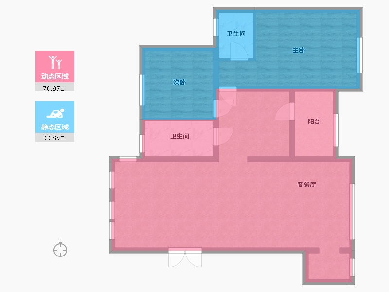 重庆-重庆市-三江希望城-158.00-户型库-动静分区