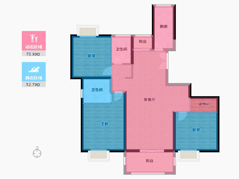 江西省-南昌市-聚贤雅苑-114.17-户型库-动静分区