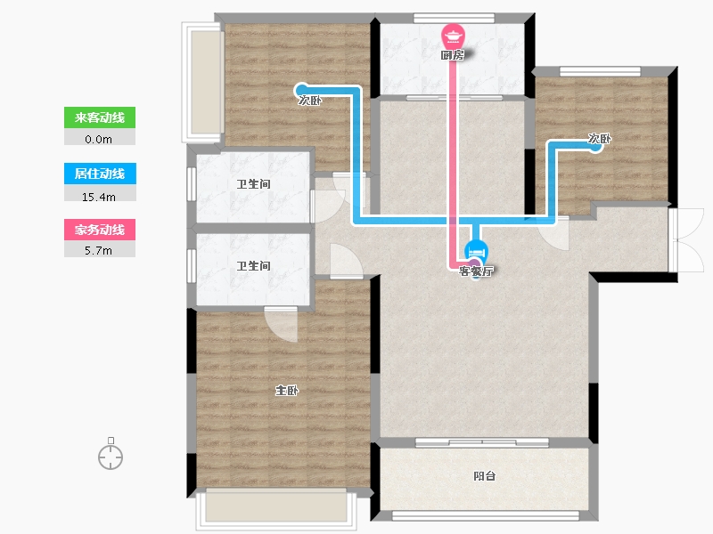 河南省-信阳市-信合江南里-120.00-户型库-动静线