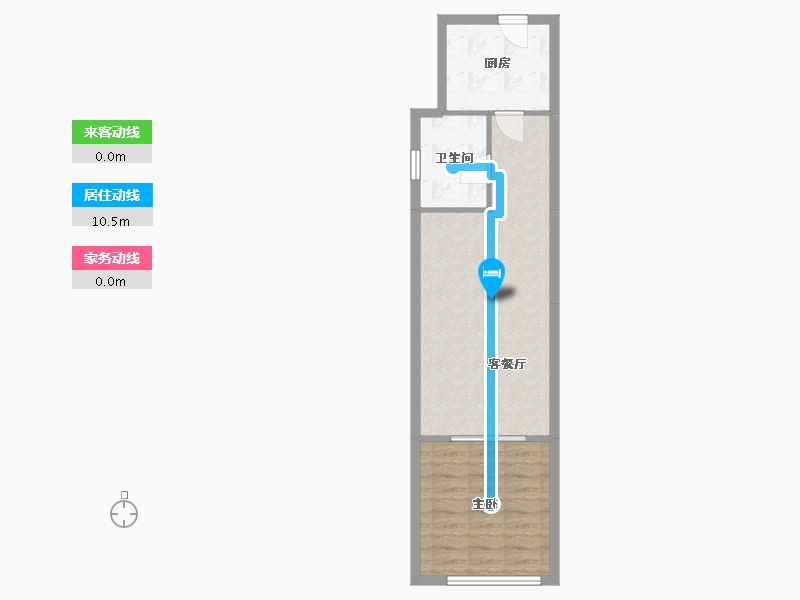 江苏省-苏州市-奥林清华-48.68-户型库-动静线