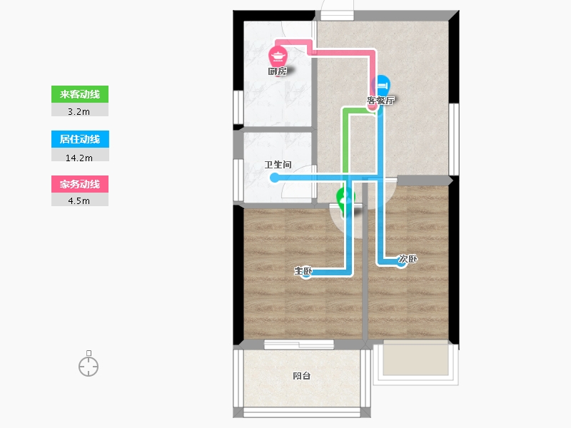 湖北省-十堰市-润扬华府-39.57-户型库-动静线