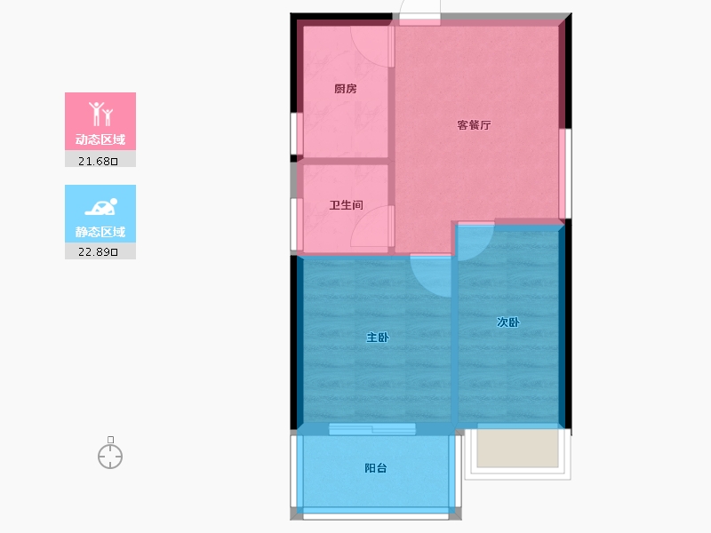 湖北省-十堰市-润扬华府-39.57-户型库-动静分区