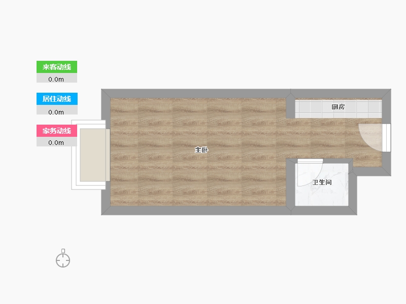 北京-北京市-北街家园(八区)-22.00-户型库-动静线