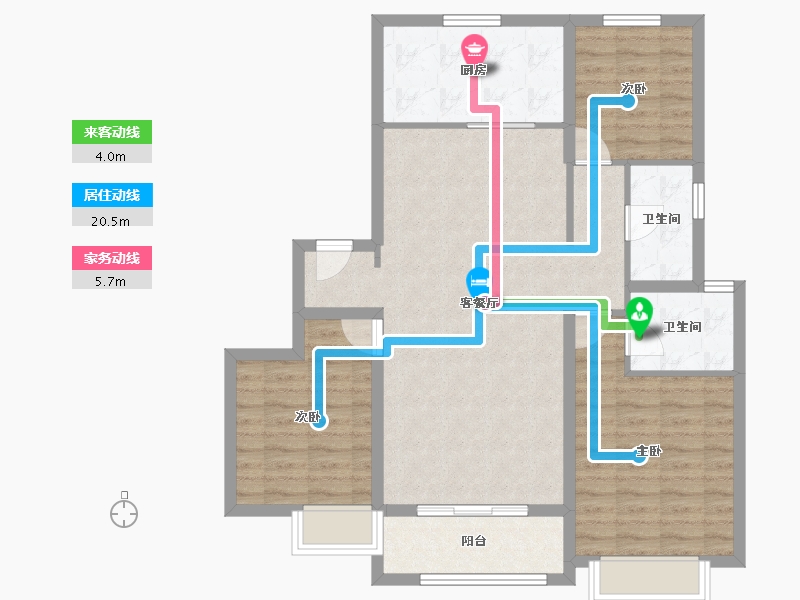 河北省-保定市-云海世家-94.03-户型库-动静线