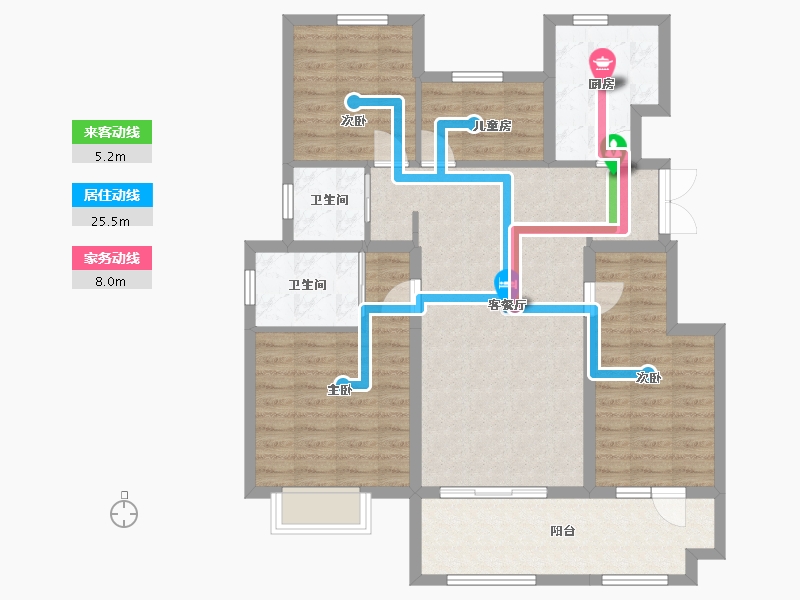 河北省-保定市-中冶未来城-101.13-户型库-动静线