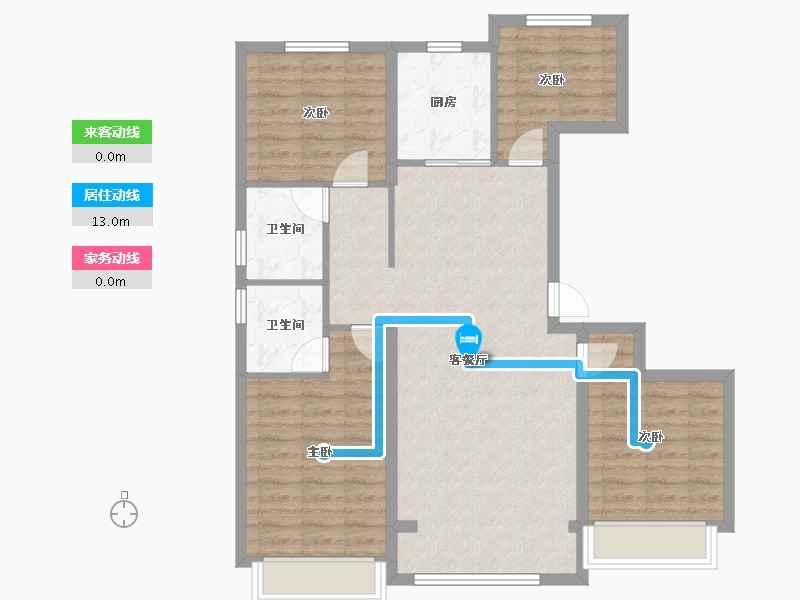 河北省-保定市-云海世家-93.58-户型库-动静线