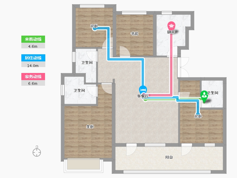 河北省-保定市-中冶未来城-109.29-户型库-动静线