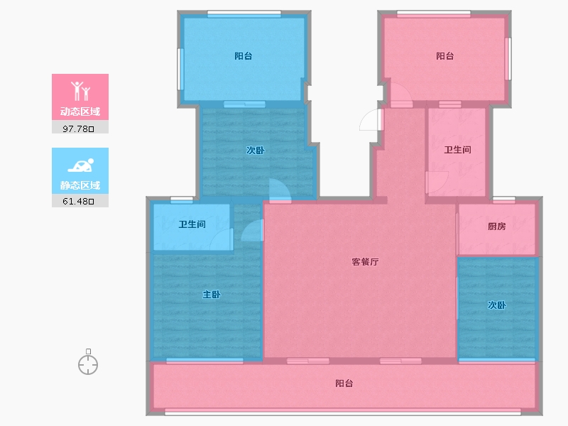 福建省-漳州市-保利·李白的院子-121.00-户型库-动静分区