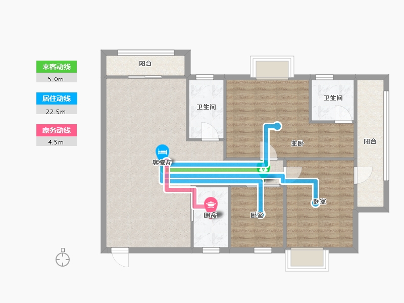 福建省-福州市-光明港苑-100.08-户型库-动静线