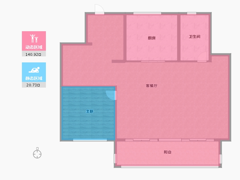 上海-上海市-建发观唐府-150.40-户型库-动静分区