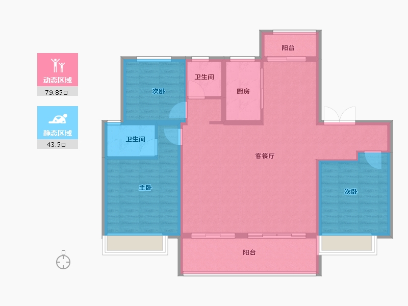 河南省-商丘市-建业十八城7期·天境-112.00-户型库-动静分区