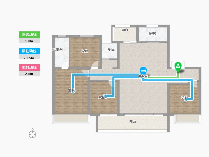 河南省-商丘市-建业十八城7期·天境-124.00-户型库-动静线