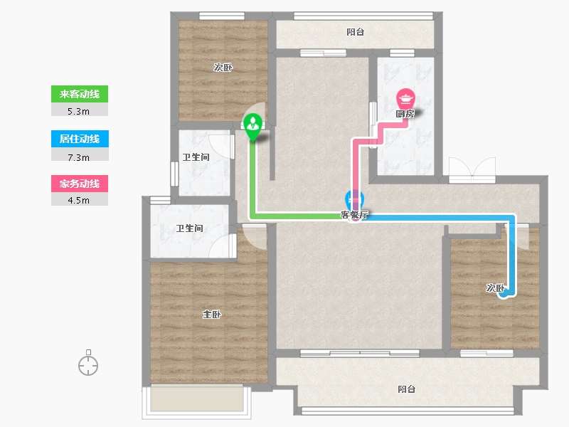 河南省-商丘市-永城建业联盟东望-108.00-户型库-动静线